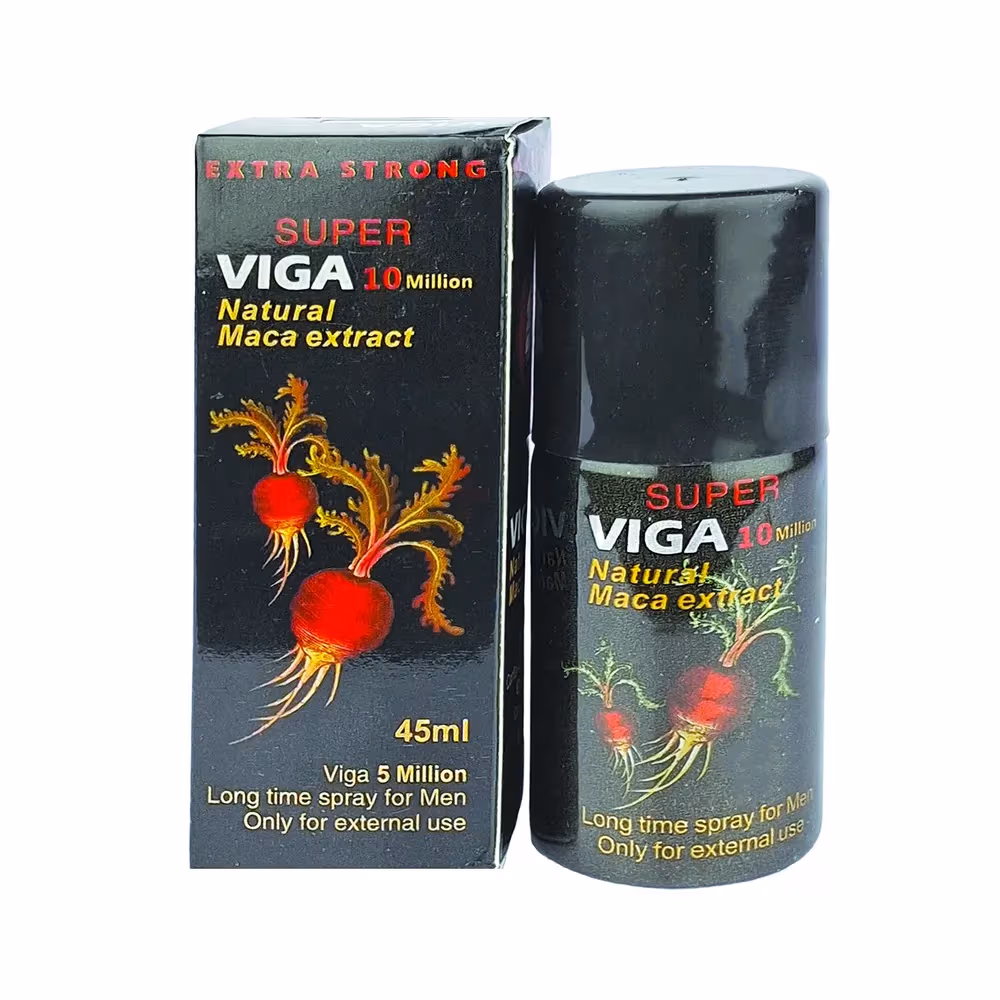 Original Super Viga 10 Million Strong Long Time Delay Spray For Men 45ml